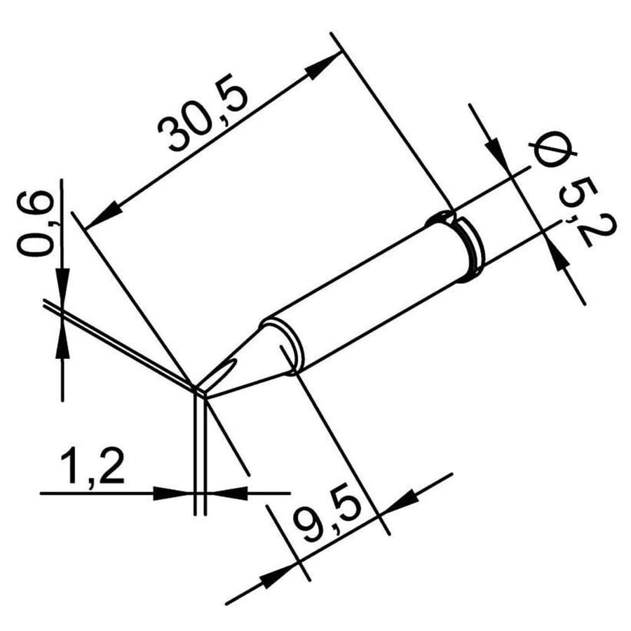 ERSA 1.2 mm Havya Ucu 0102CDLF12/SB