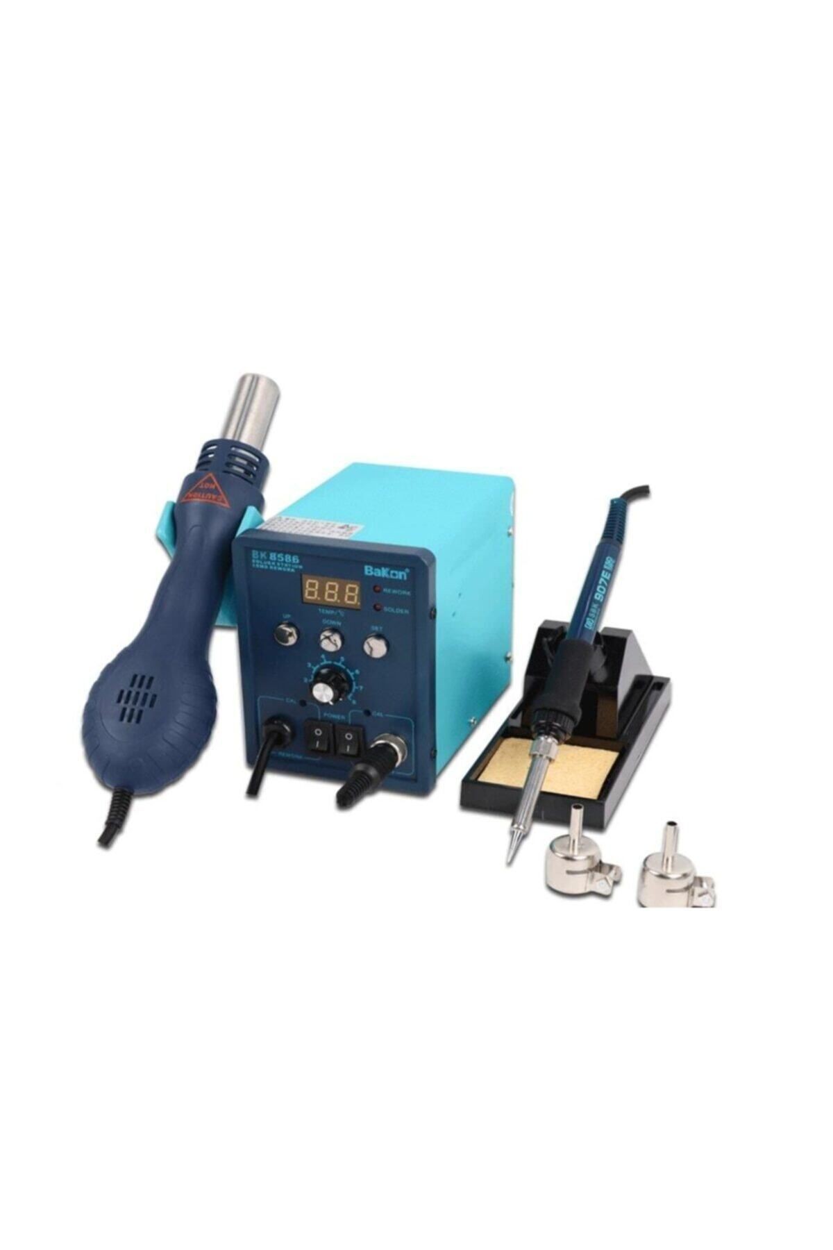 BAKON BK8586 Intelligent Sıcak Hava Havya İstasyonu 2 IN 1