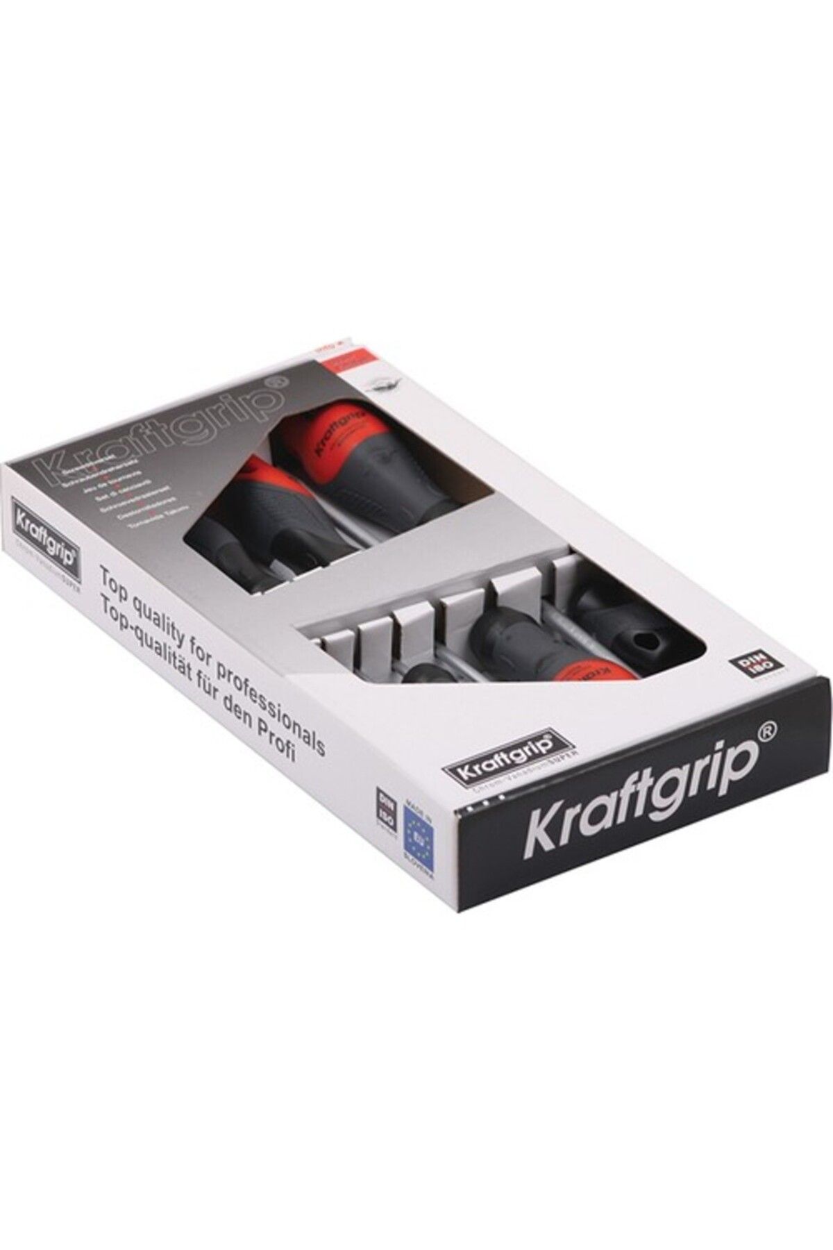 Kraftgrip 43900 Düz-Yıldız Tornavida Takımı 7 Parça - Slovenıa-EU TK.7 Lİ - 43900