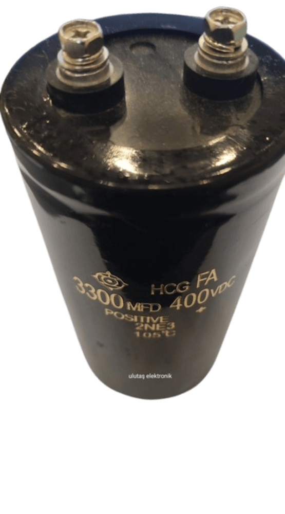 3300UF 400V 65X120 105C VİDALI ALÜMİNYUM KONDANSATÖR