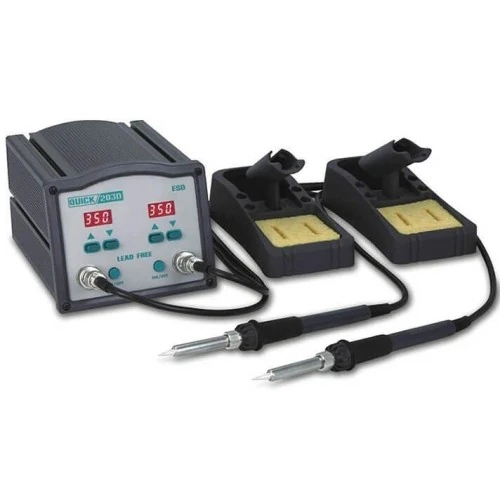 Quick 203D Dijital Lehimleme Havya İstasyonu ( Çift Havyalı )