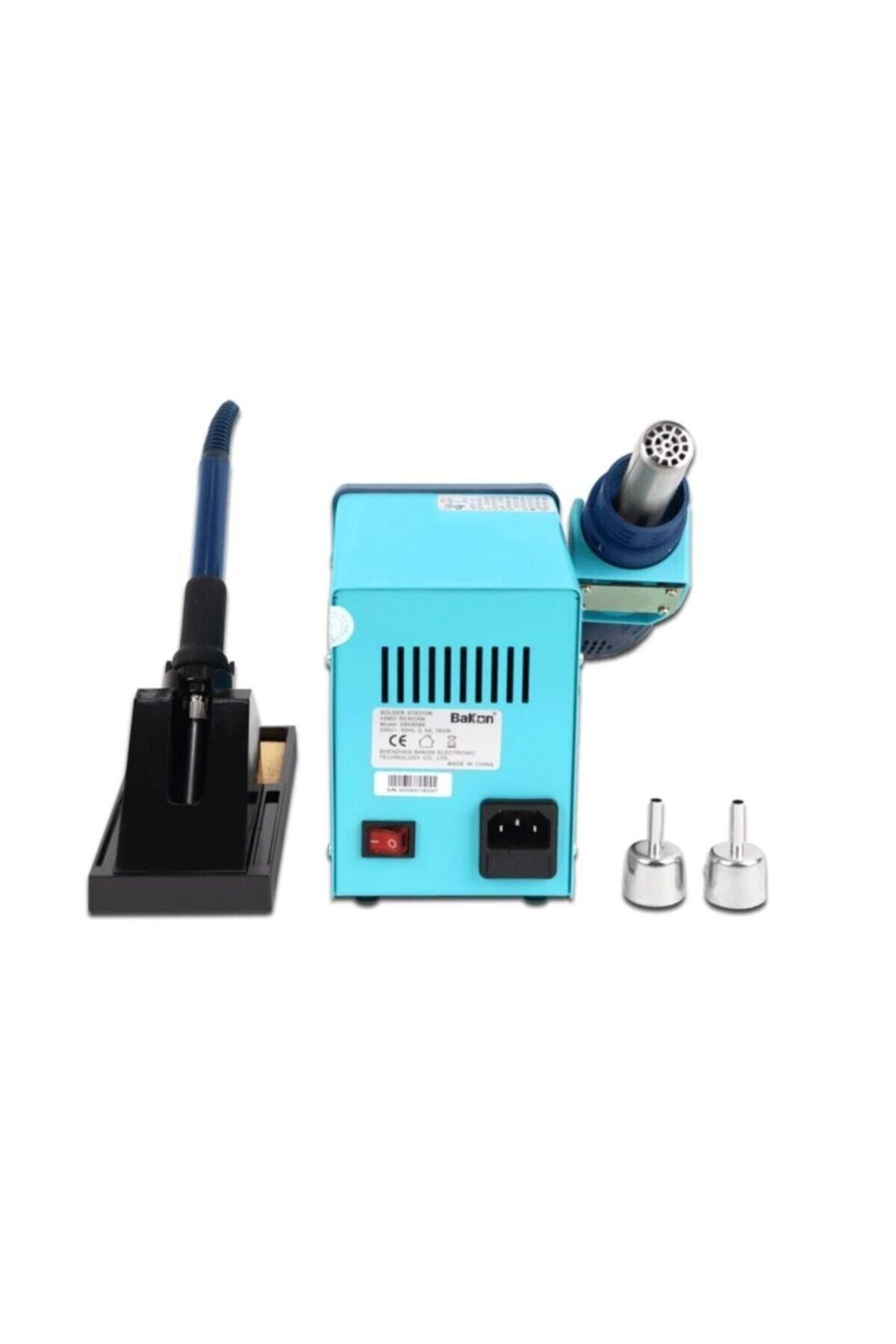 BAKON BK8586 Intelligent Sıcak Hava Havya İstasyonu 2 IN 1