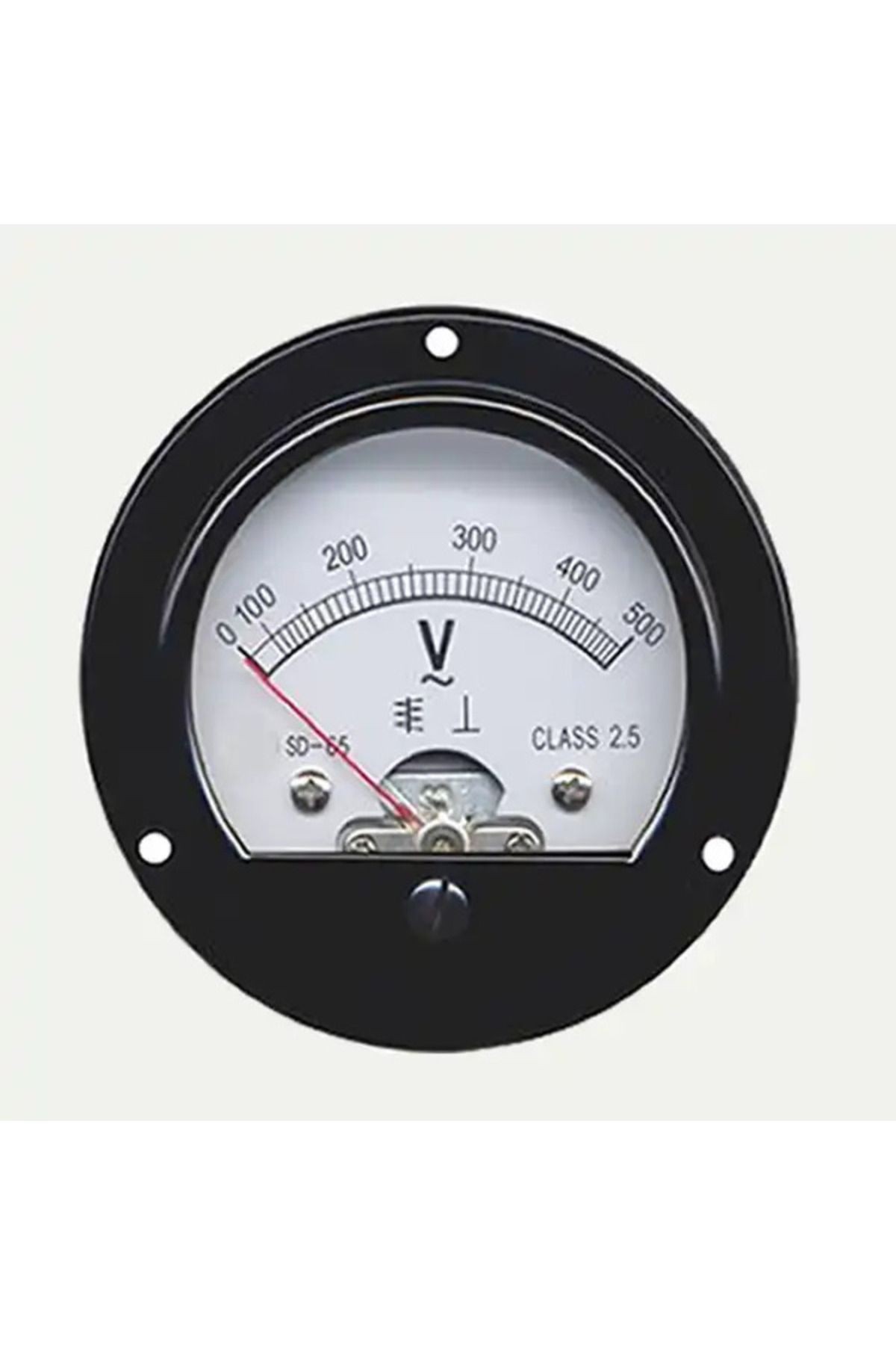 Yuvarlak Analog Voltmetre SO-65 AC 500v Voltmetre - Panelmetre