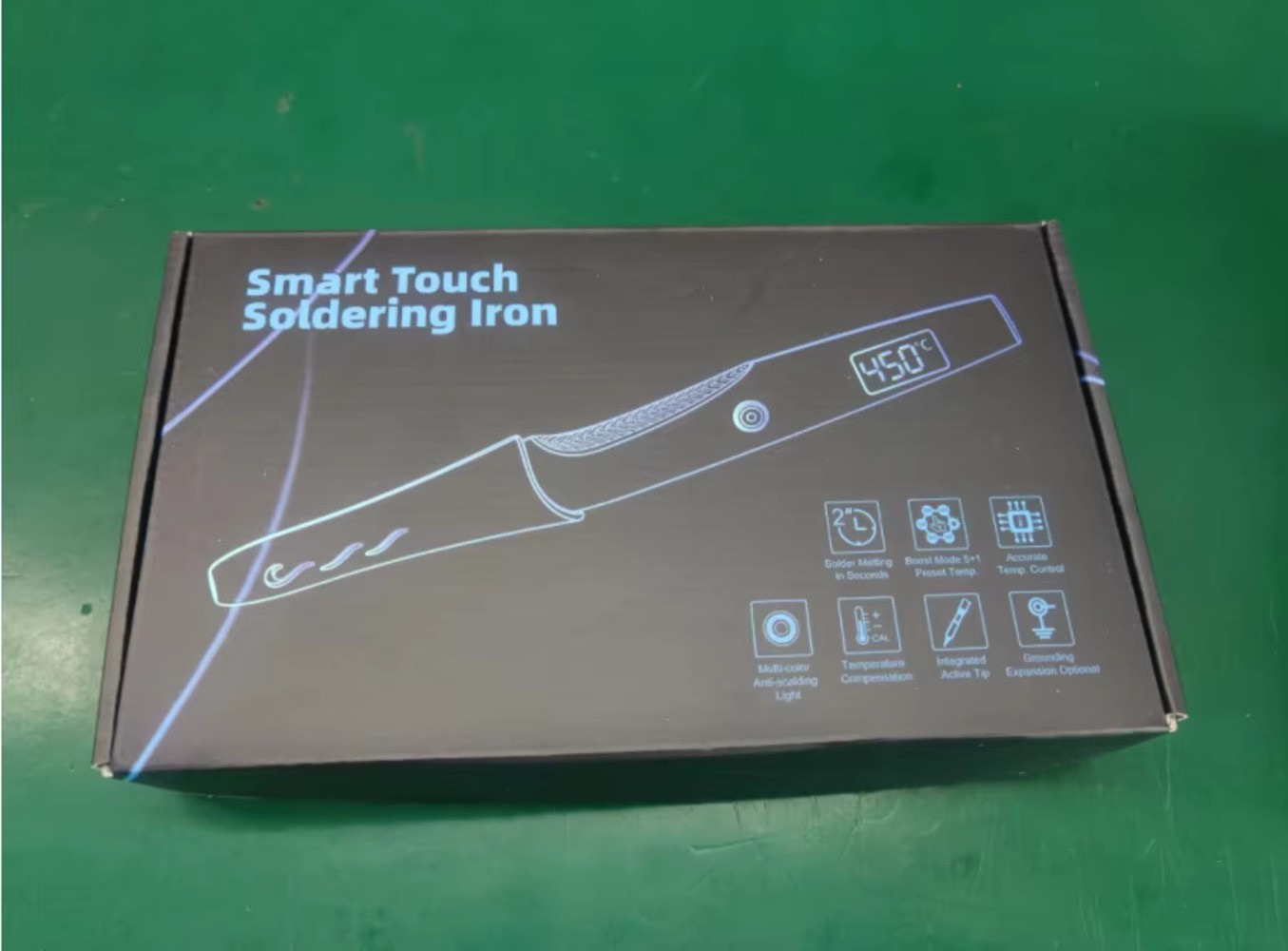 ATETOOL AE730D USB Type C Akıllı Dokunmatik Dijital Havya ( 5V / 9V DC )