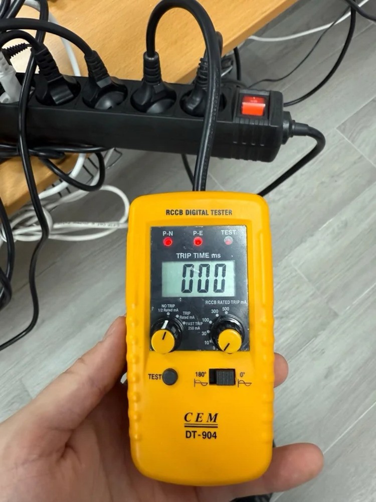 Dijital RCD (ELCB) Test Cihazı