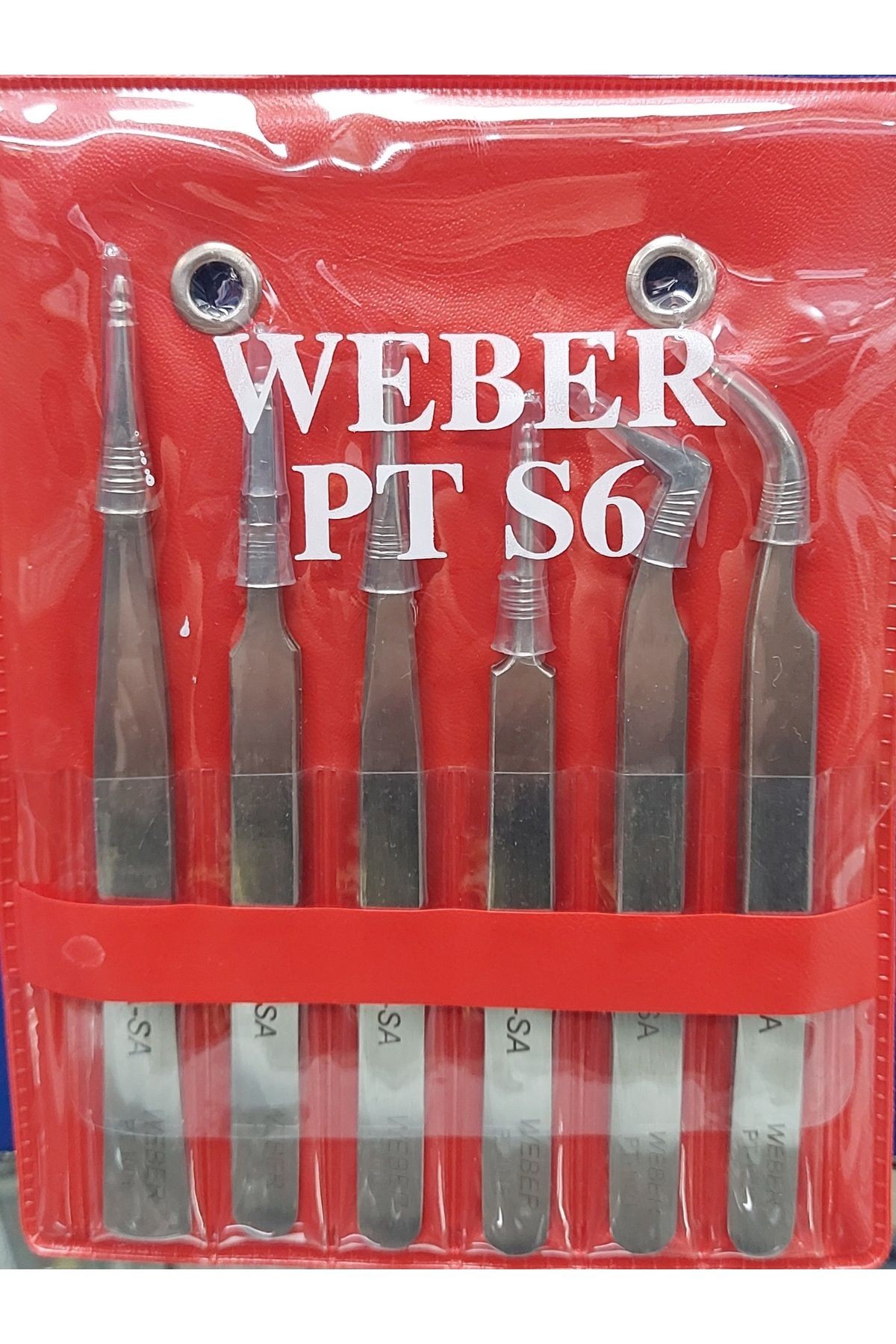 Weber PT SET 6 - ELEKTRONİKÇİ WEBER CIMBIZ SETİ - 6 Adet ( AA-2ASA-3-5SA-6SA-7 ) GERMANY