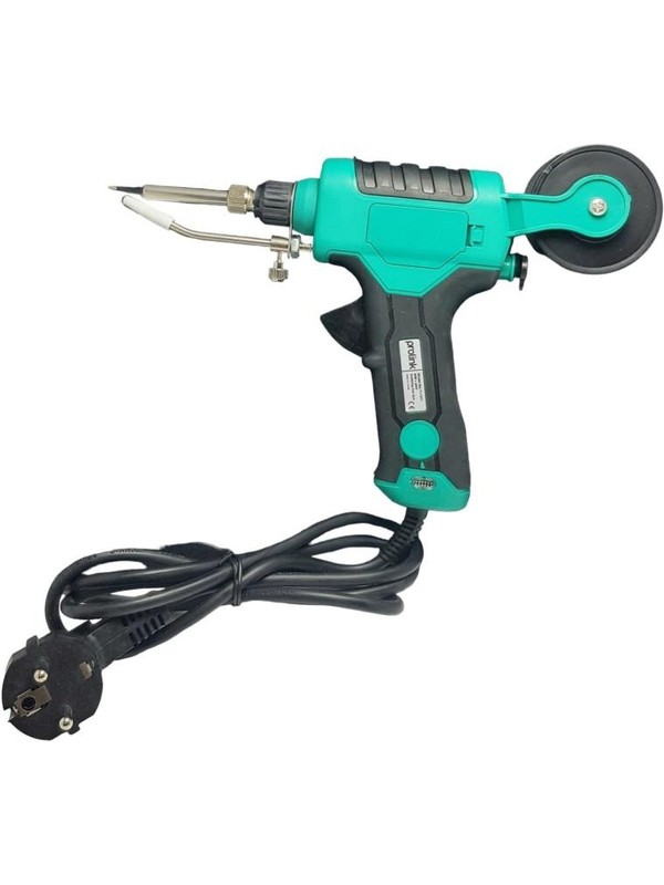 PJ-041 Lehim Makaralı Tabanca Havya 60 Watt Tabanca Havya Düz Uçlu