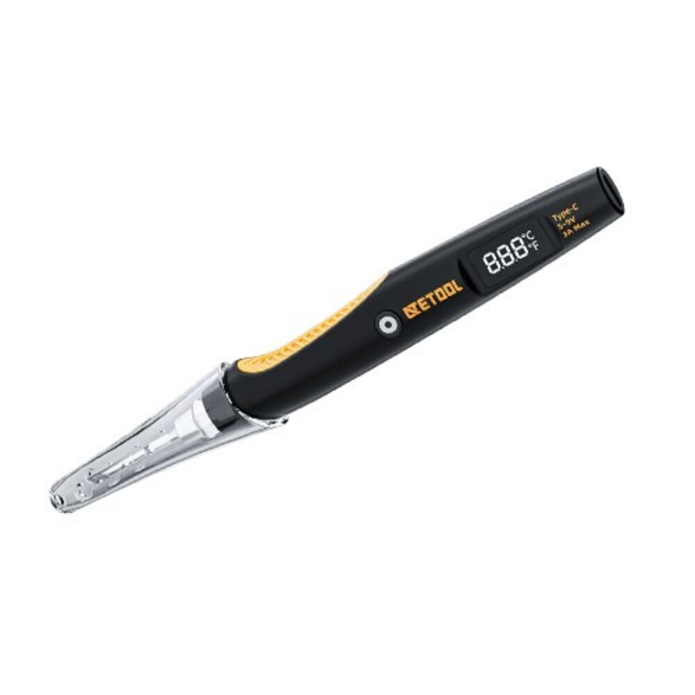 ATETOOL AE730D USB Type C Akıllı Dokunmatik Dijital Havya ( 5V / 9V DC )