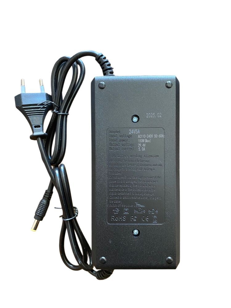 29.4v 5A (24v) Elektrikli Bisiklet Golf Arabası Elektrikli Testere Adaptörü 5.5/2.5 JAK