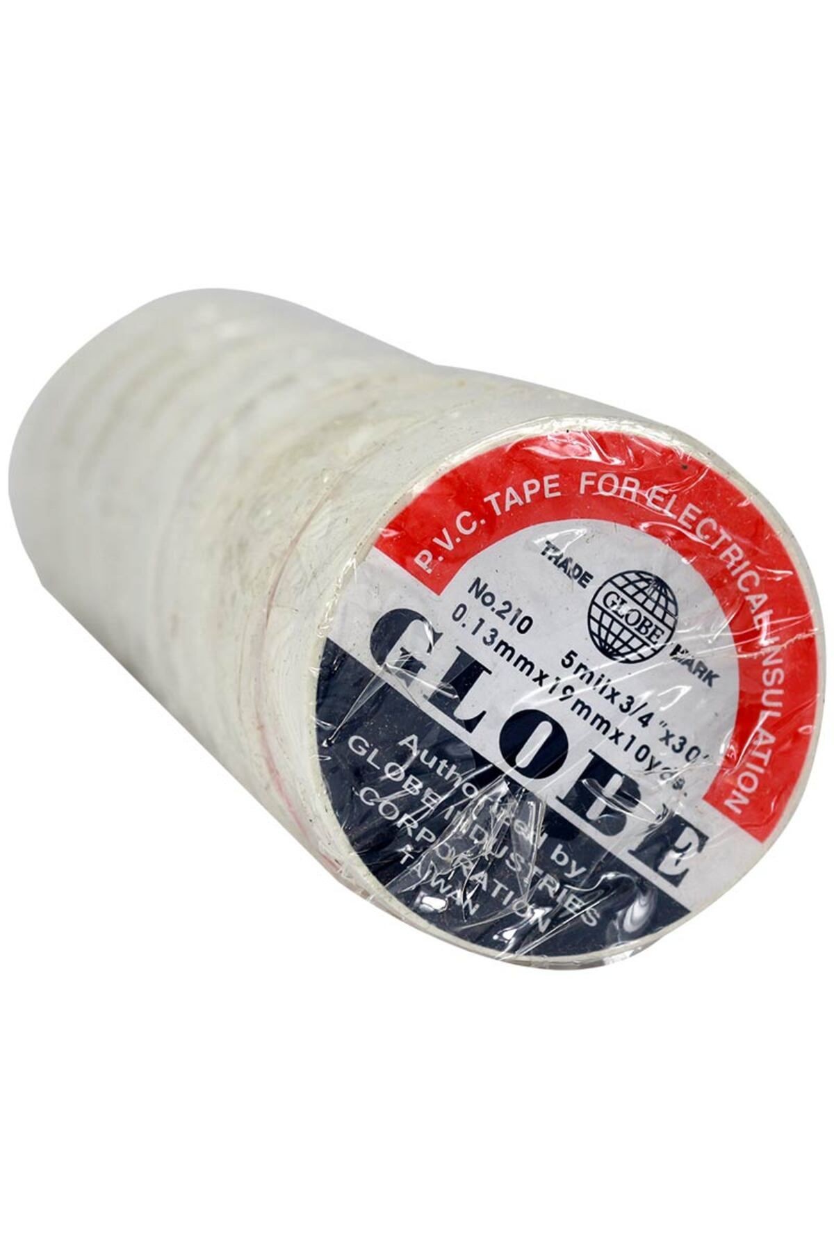 Globe 10'lu Beyaz İzole Bant 0.13mm X 19 Mm