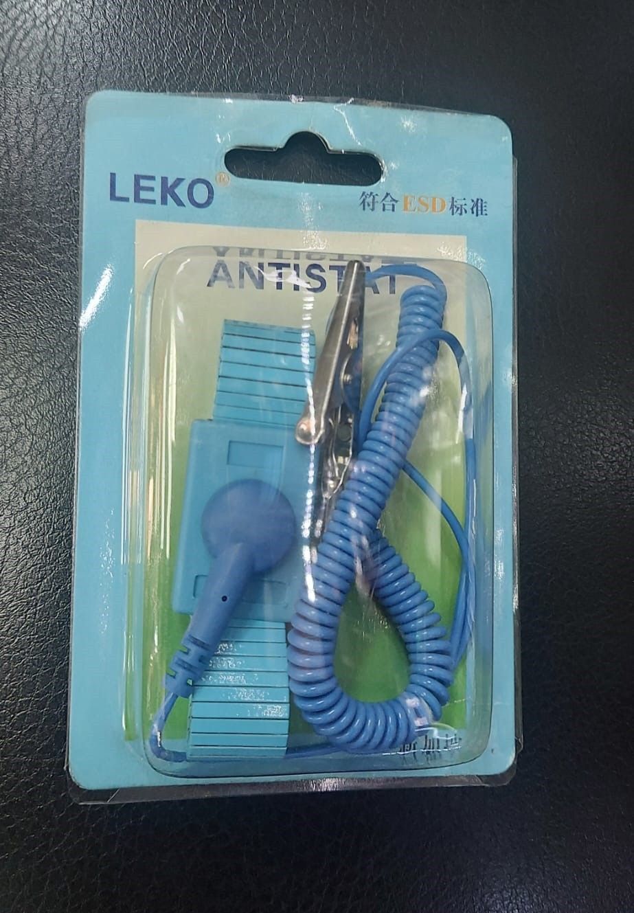 Leko Antistatik ESD Kablolu Metal Bileklik