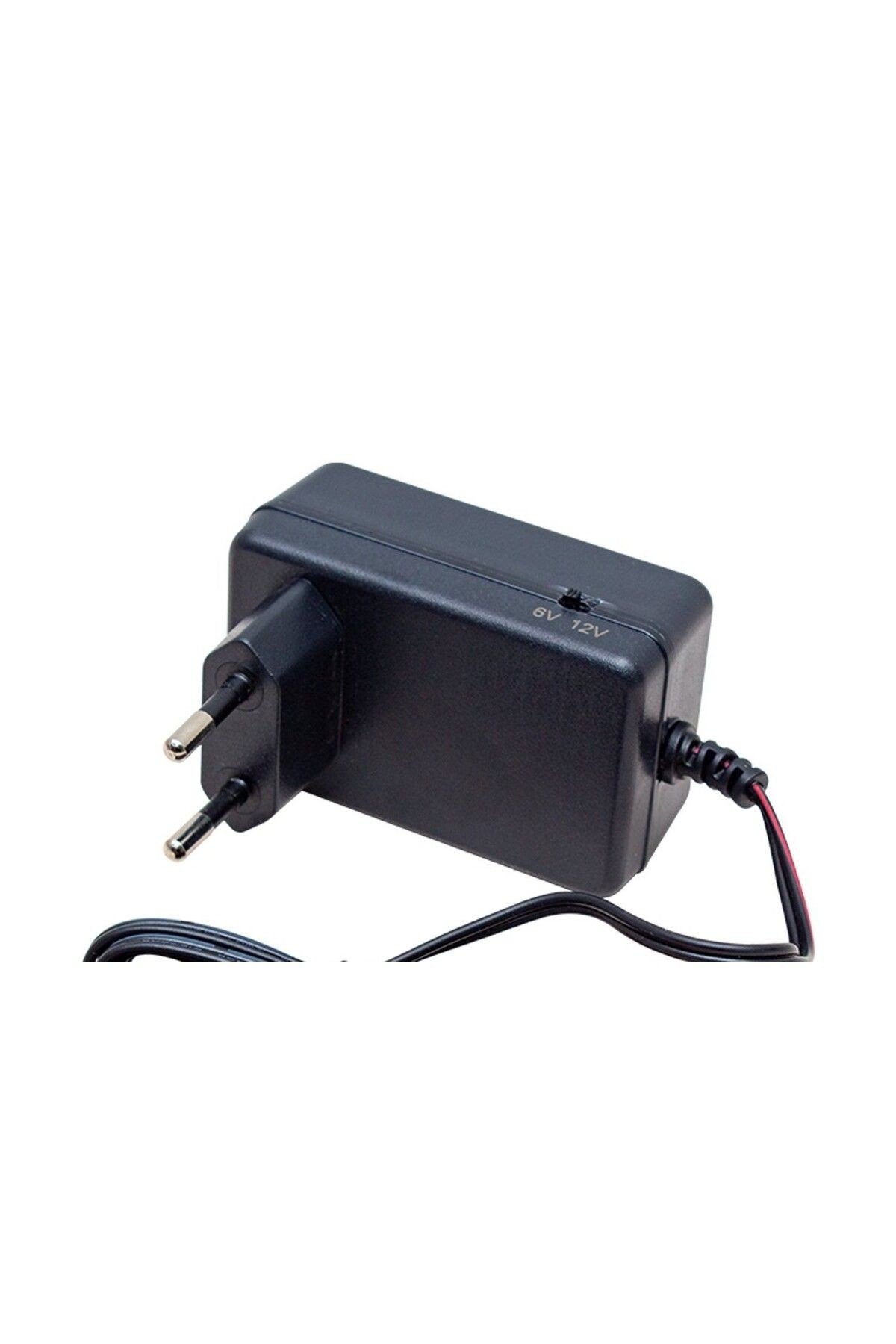 MT-6/12C 6v-12v 1a Akü Şarj Cihazı 6 Volt ve 12 Volt 1 Amper Kademeli Şarj Adaptörü Jaklı+Krokodilli