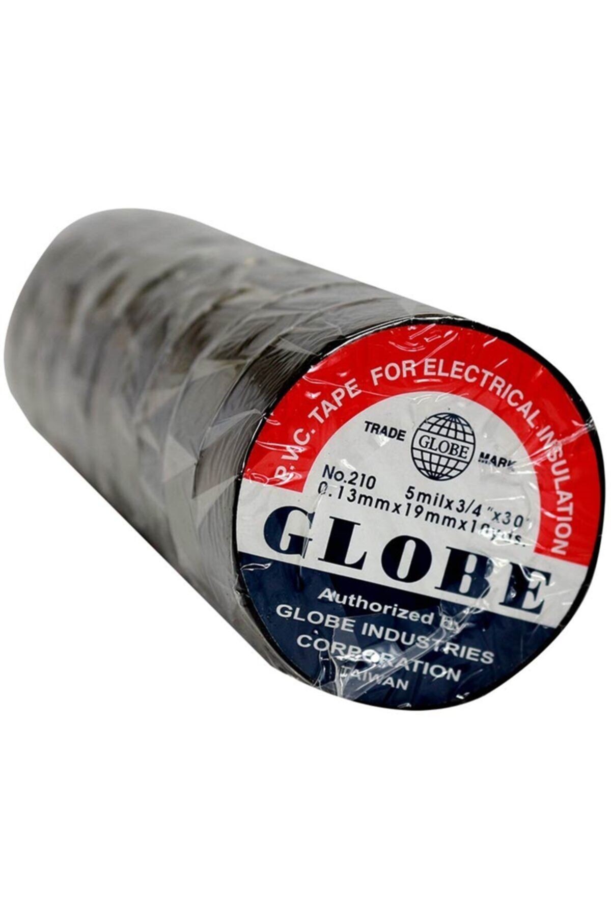 Globe 10'lu Siyah İzole Bant 0.13mm X 19 Mm