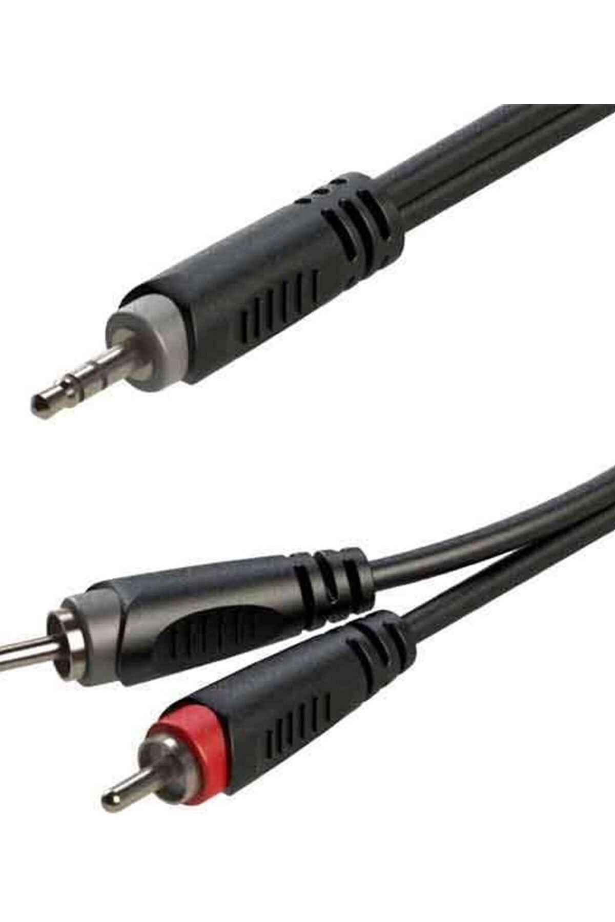 Rx-k12910 10 Metre 3.5 Mm Stereo - Çift Rca Gitar Ses Kablo