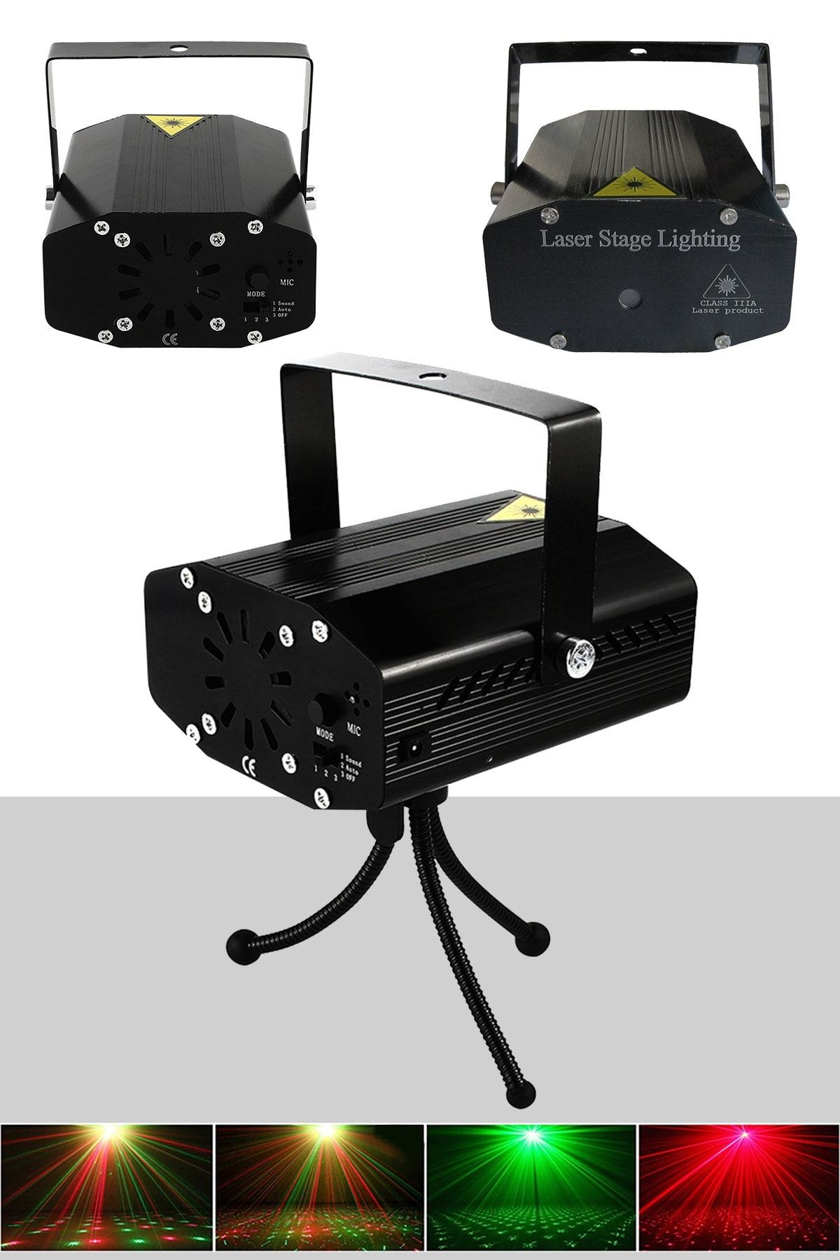 Rgb Renkli Sahne Lazer Işık Sistemi