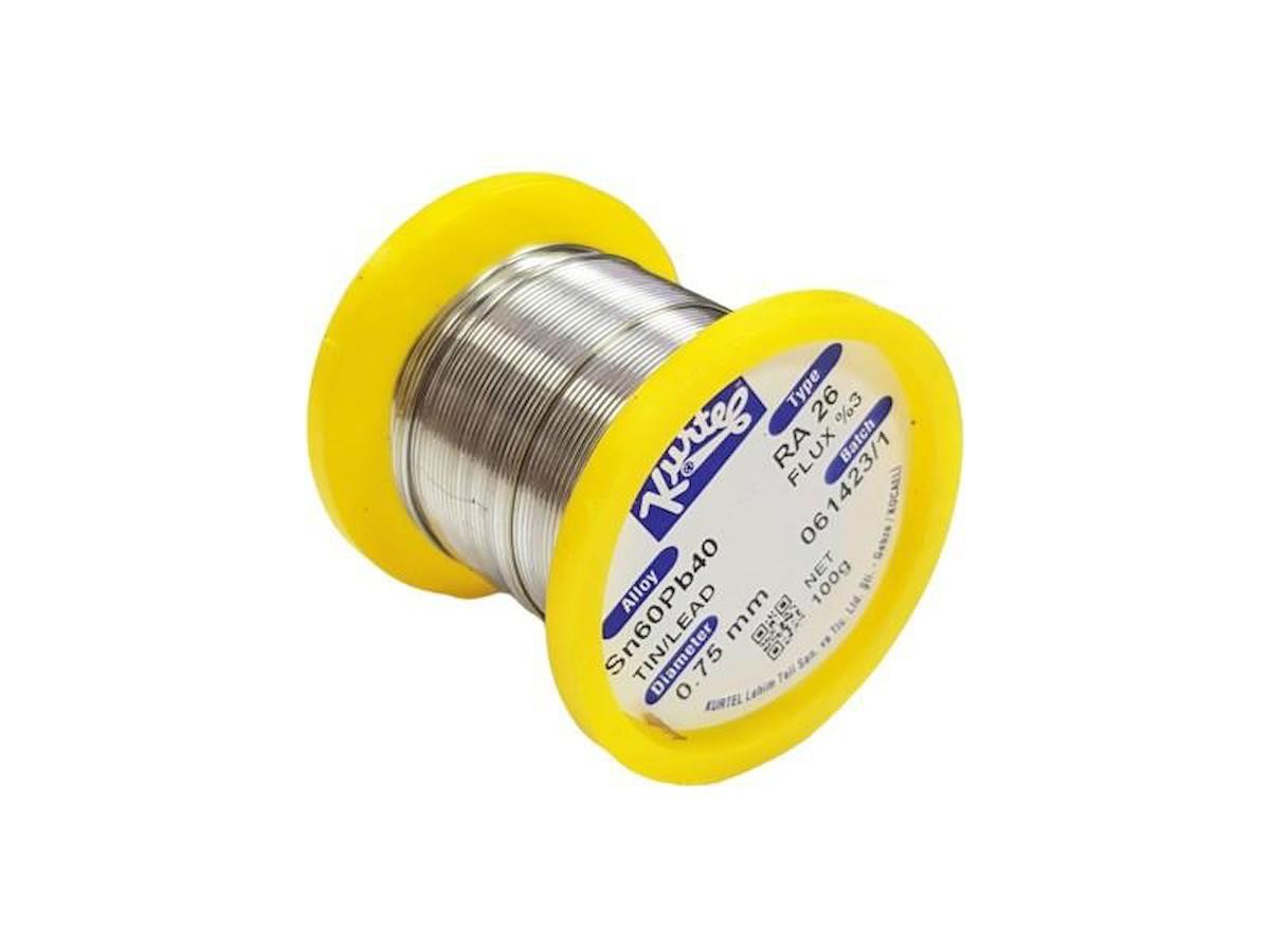 Kurtel Pastalı Lehim Teli 0.75 mm 100GR 60/40