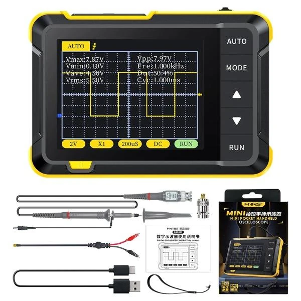 FNIRSI DSO 152H 2.8" Mini Cep El Tipi Dijital DSO Osiloskop