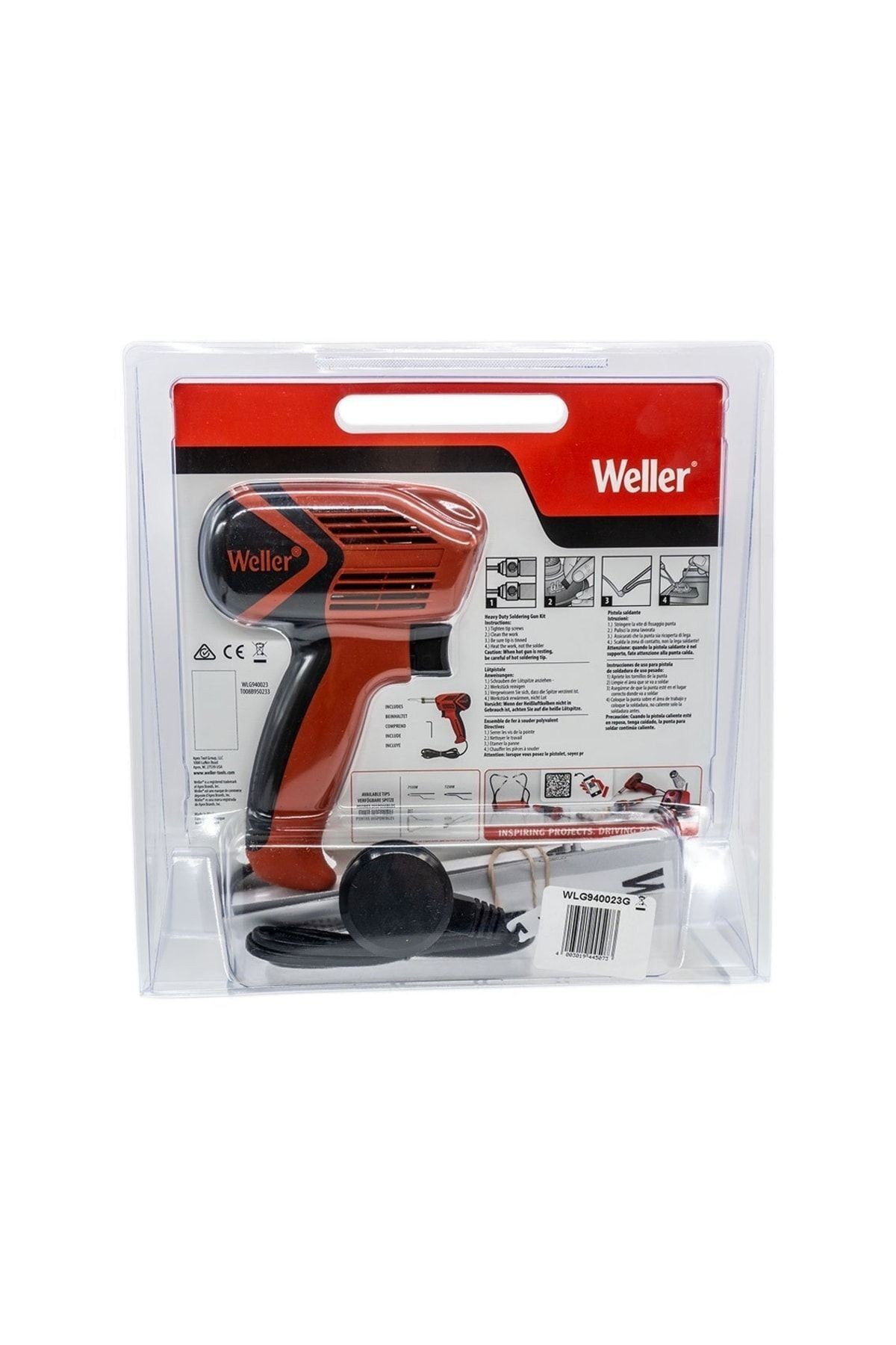 Weller Wlg940023g Çift Güçlü Lehim Tabancası Havya 140w/100w