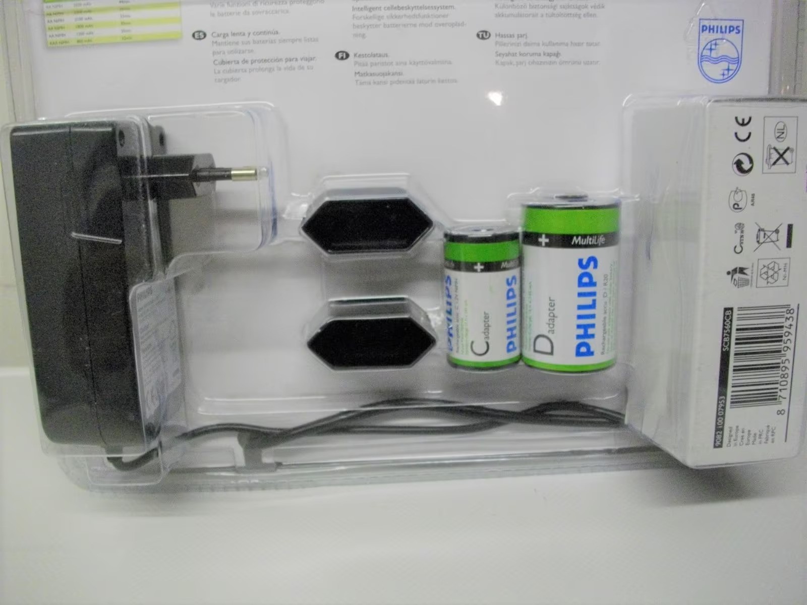 PHILIPS SCB7560CB 15min Charger Hızlı Pil Şarj Cihazı - Piller ve Adaptör Dahil