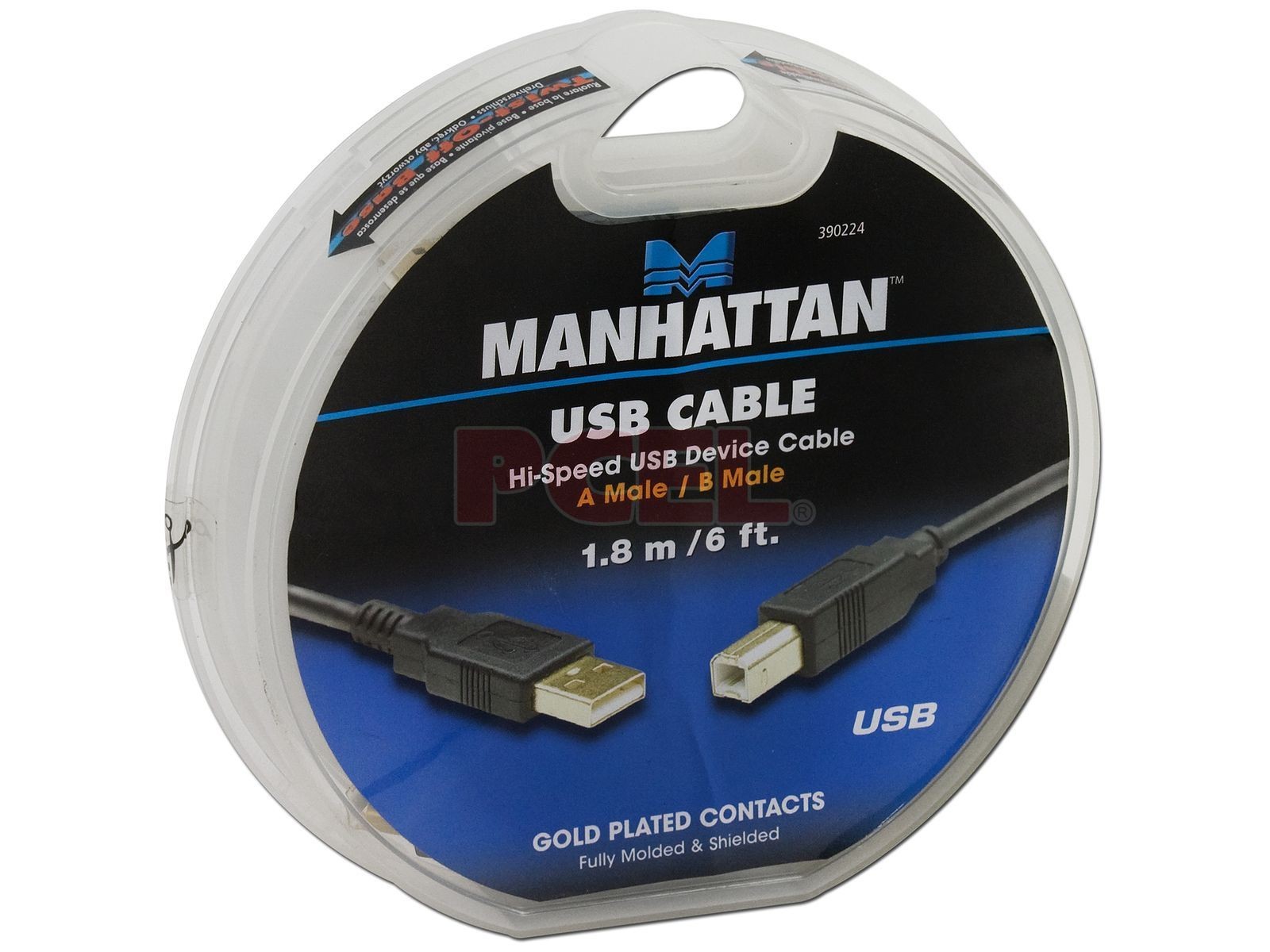 Manhattan USB 2.0 Tip A (M) - Tip B (M) Yazıcı ve Tarayıcı Kablosu, 1,8 m.