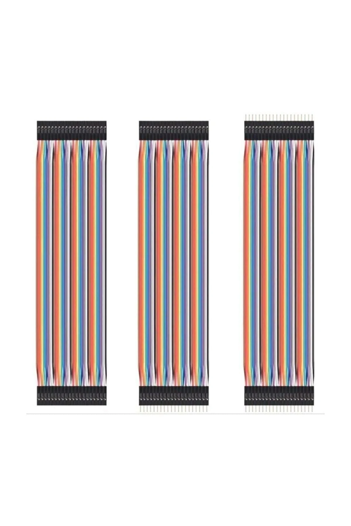 Arduino Projeleri 120’li Dişi-dişi, Erkek-erkek, Erkek-dişi Jumper Kablo Seti 120’li set