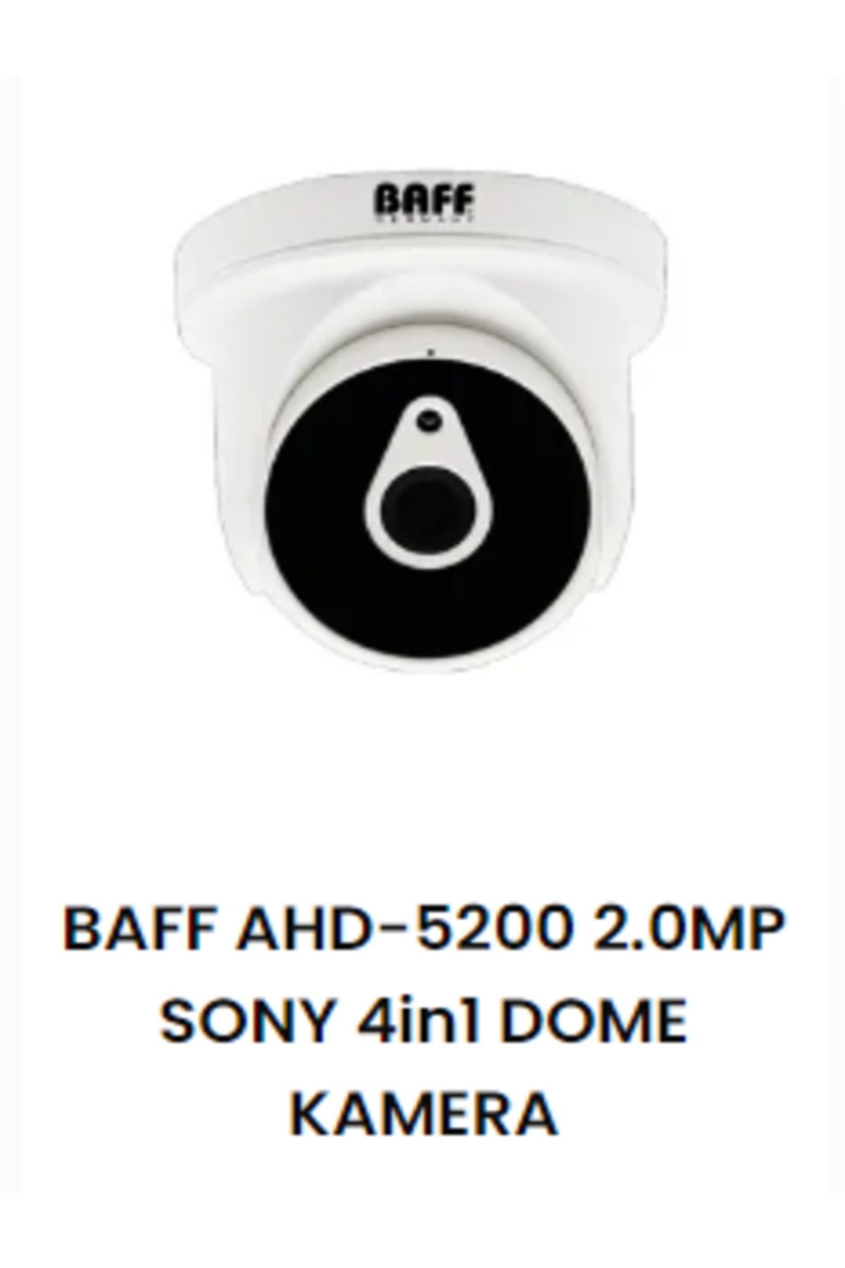 5200 2mp 3.6mm Lens Dome Kamera