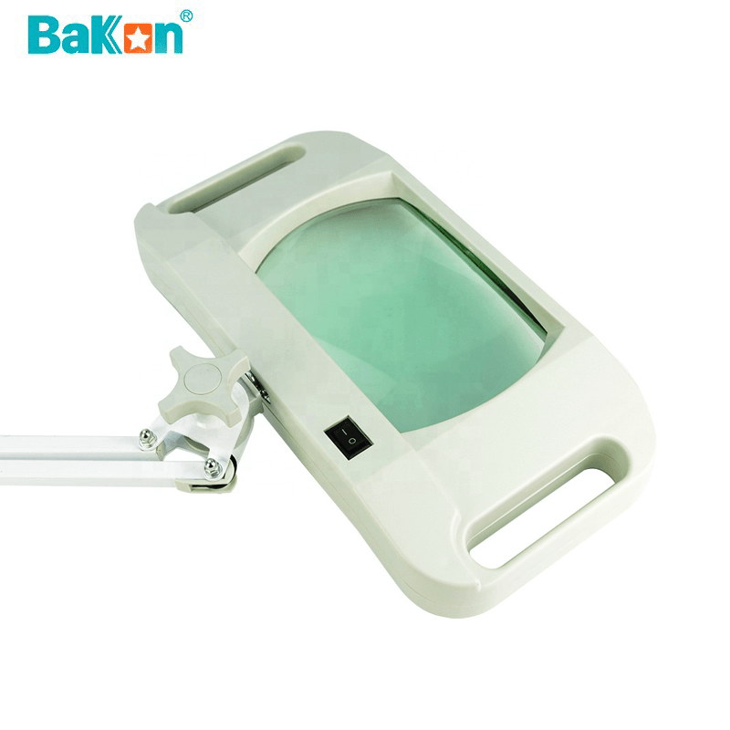 Bakon BK500D-5X Led Akrobat Büyüteç 2x15w 170x113 Mm 5 Diopter Mercek ( Loop )