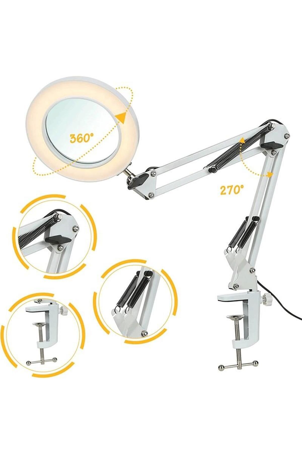 UPX 803L Akrobat Led Aydınlatmalı 5X Büyüteç