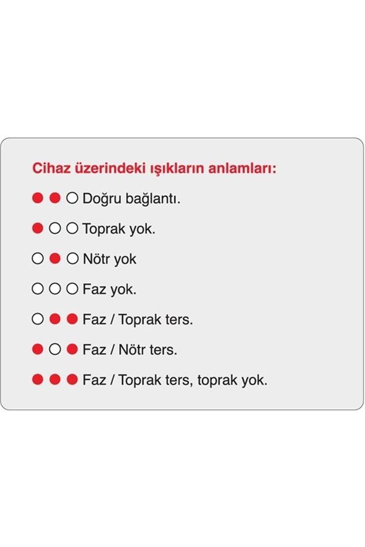 Habotest Ht105d Gelişmiş Rcd Elektrik Soket Test Cihazı Devre Hat Priz Test Aleti