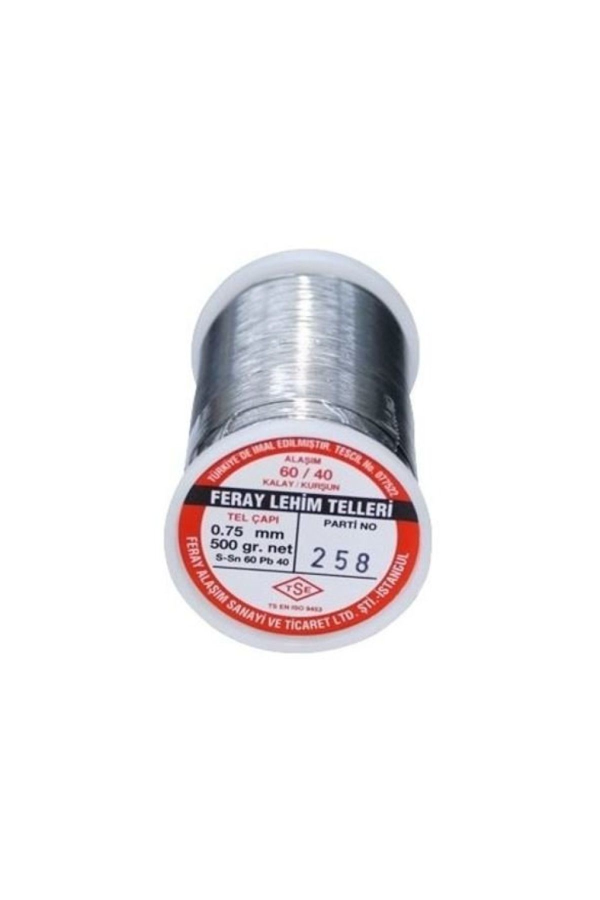 0.75 Mm / 500 gram Lehim Teli 60 Kalay 40 Kurşun 60/40 - 5 Kanal Pastalı Flux Lı Lehim