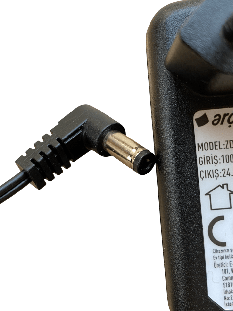 24V 1A (14.4V) BEKO VRR70214 VB/VRR71214VW ARÇELİK RS9121 VILEDA M-488A HITACHI RV-X20M ECOVACS DIBEA PANDA X500/X600 Şarj Cihazı