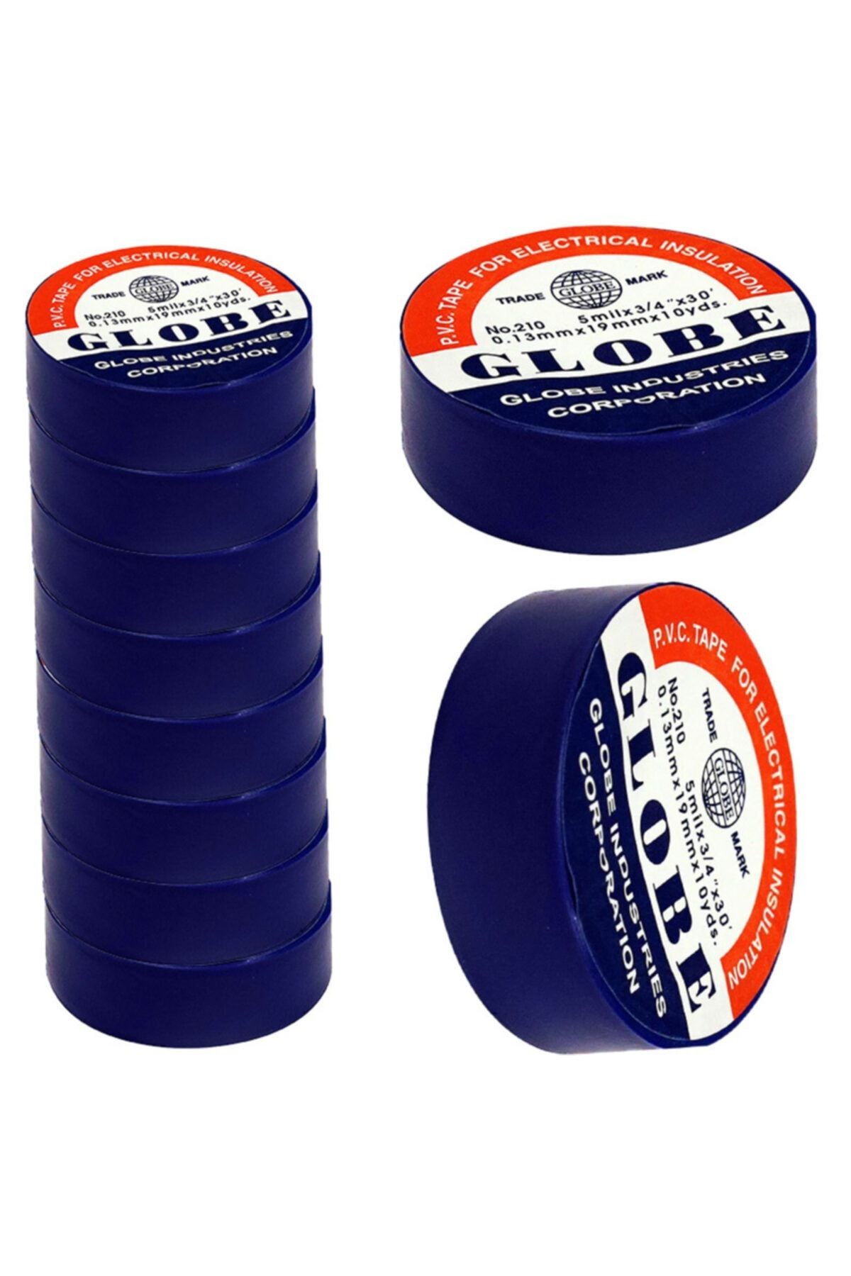 Globe 10'lu Lacivert İzole Bant 0.13mm X 19 Mm