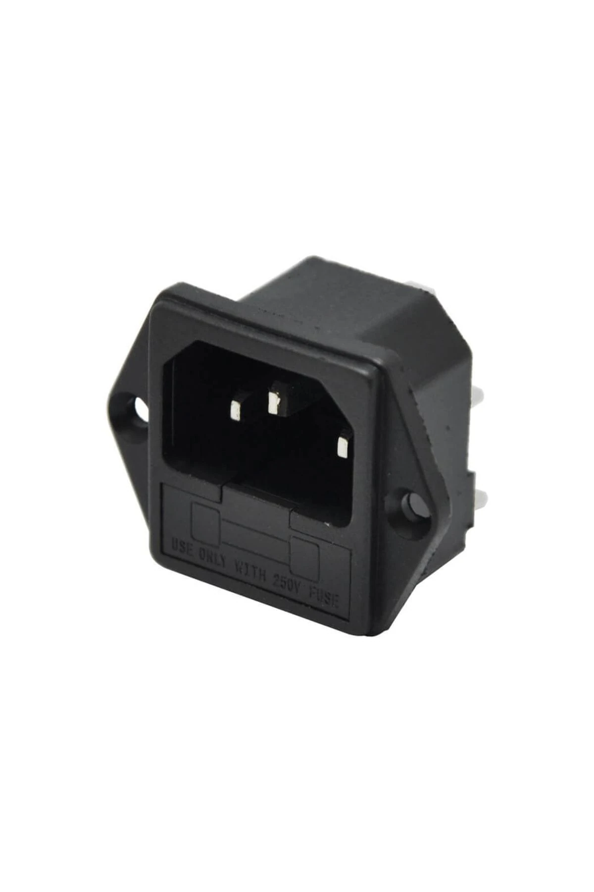 Power Soket Erkek Sigorta Yuvalı Kulaklı