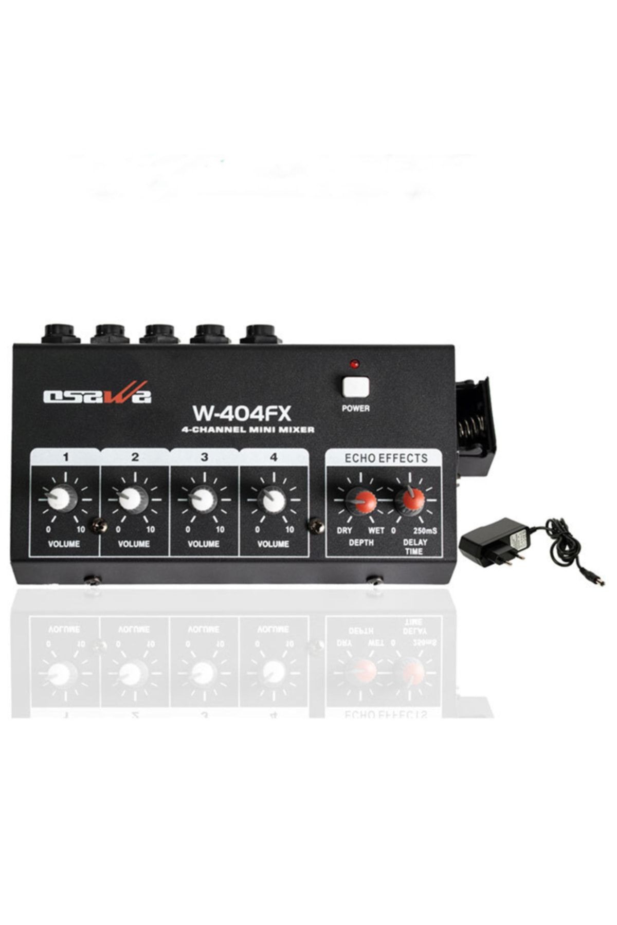 4 Kanal Mini Mixer 9v W-404 Fx