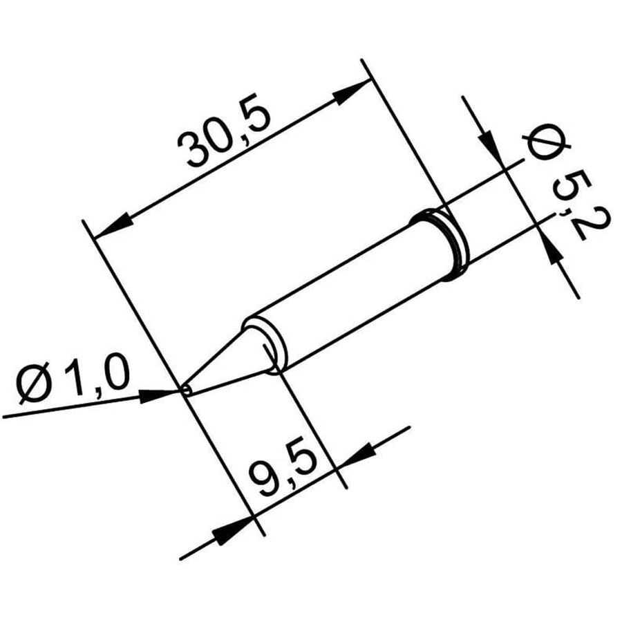 ERSA 1.0 mm Havya Ucu 0102PDLF10/SB