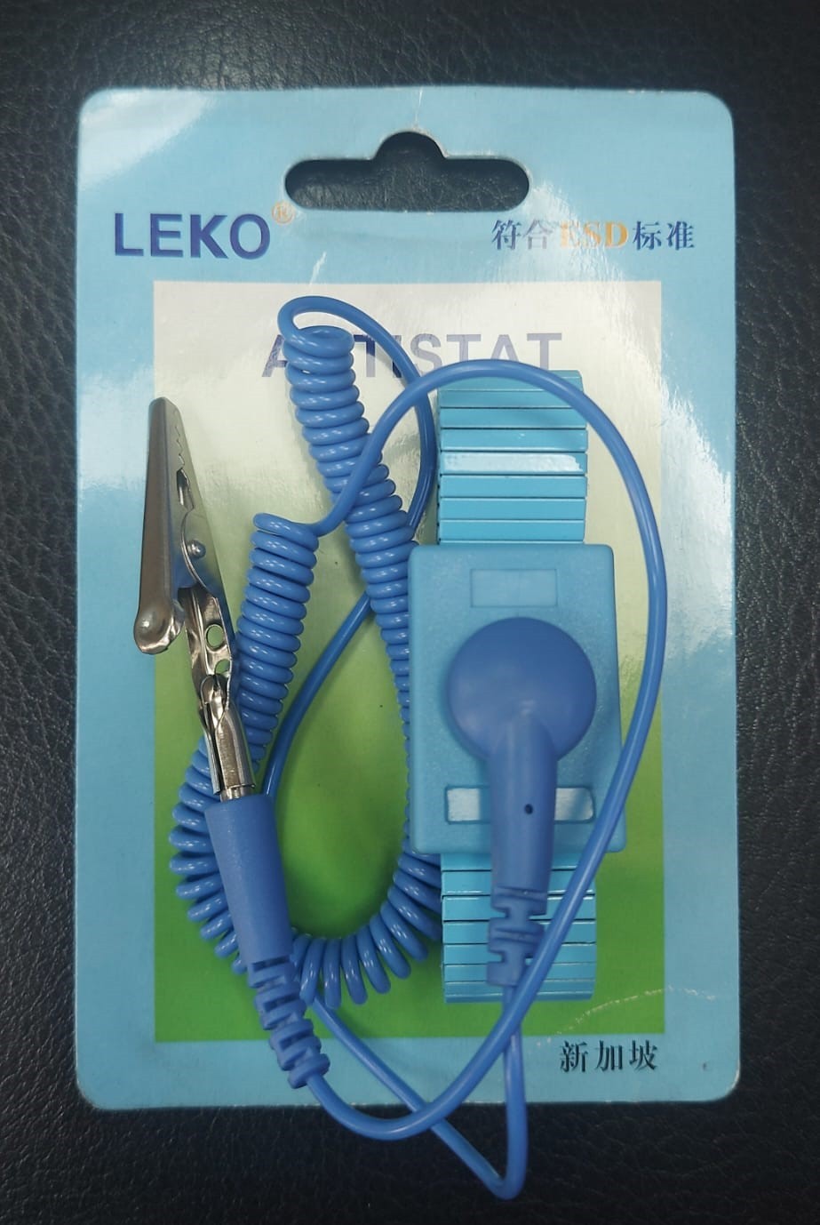 Leko Antistatik ESD Kablolu Metal Bileklik