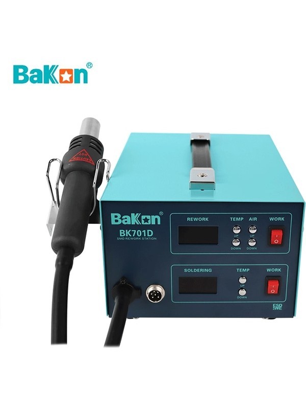 BAKON BK701D Intelligent Sıcak Hava Havya İstasyonu 2 IN 1