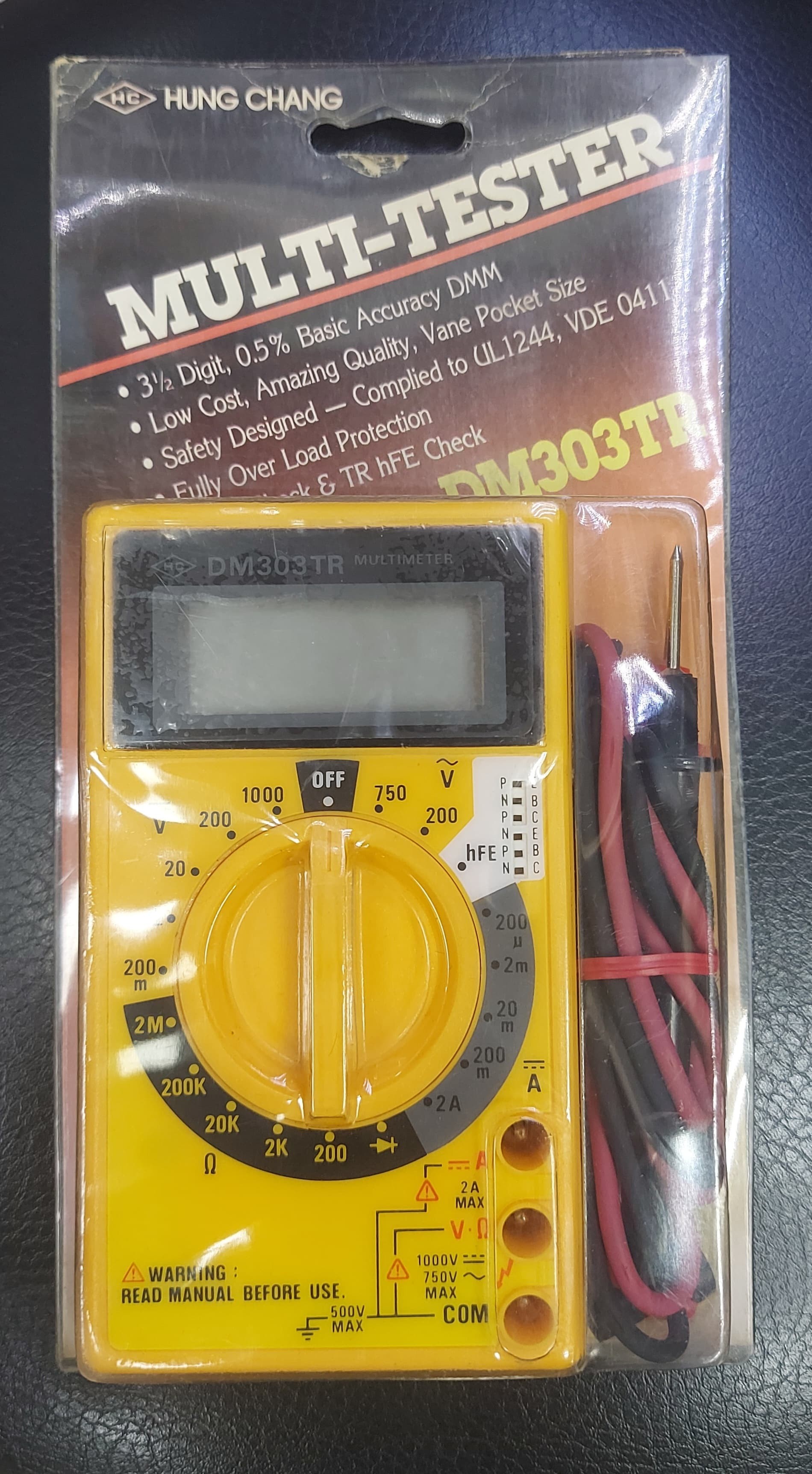 HC ( HUNG CHANG ) DM303TR Multimetre Dijital Ölçü Aleti - Kore Malı Üst Kalite