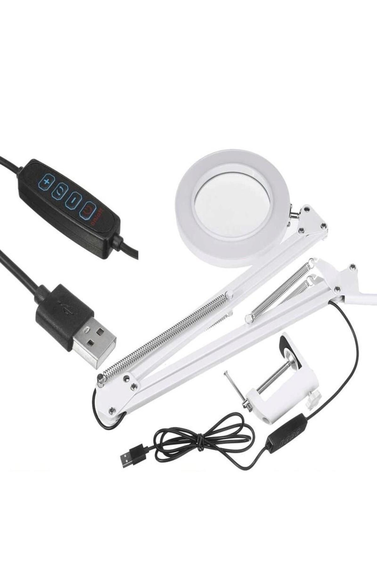 UPX 803L Akrobat Led Aydınlatmalı 5X Büyüteç