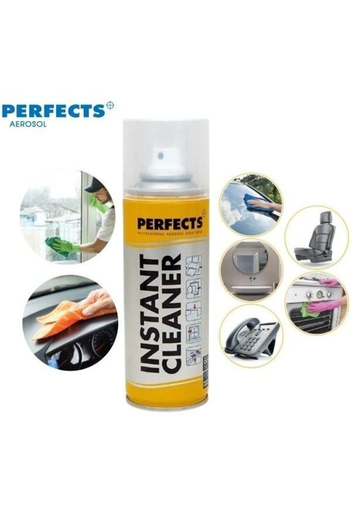 Perfects Instant Cleaner Köpük Temizleyici Sprey 200ml ( 1 Kutu 12 Adet )
