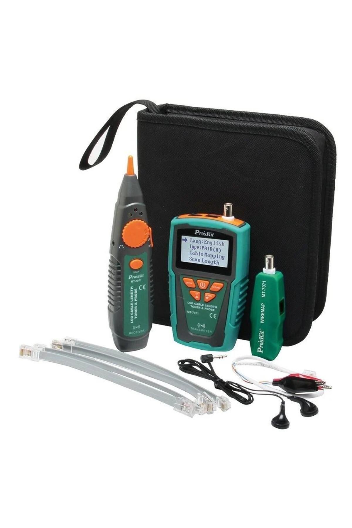 Proskit MT-7071 Kablo Bulucu - Kablo Mesafe Toner ve Prob Kit Seti