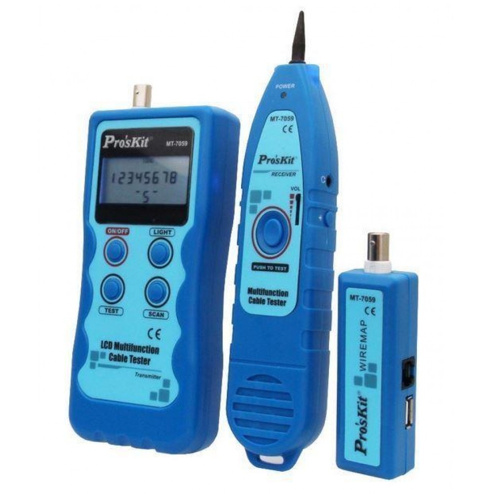Proskit MT-7059 LCD Çok Fonksiyonlu Kablo Test Cihazı