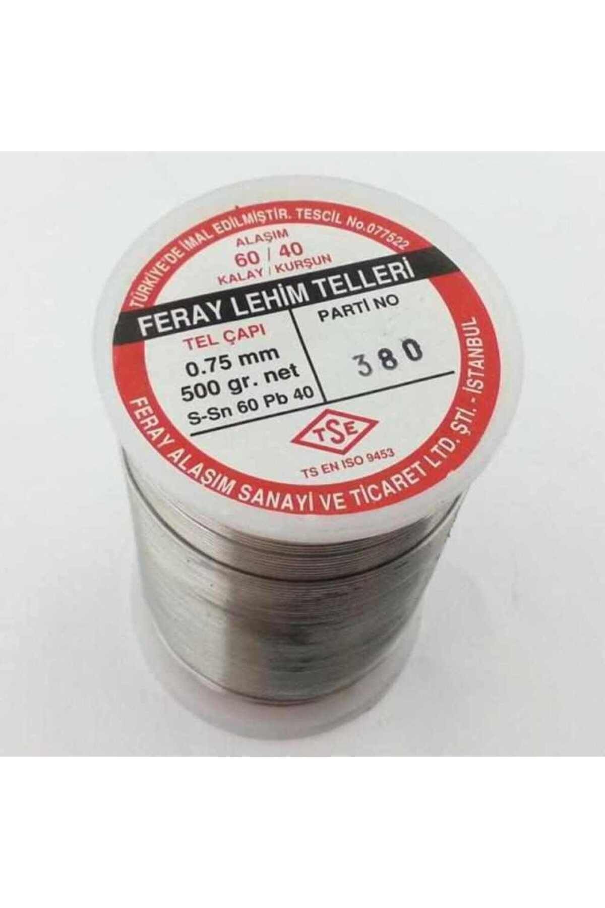 0.75 Mm / 500 gram Lehim Teli 60 Kalay 40 Kurşun 60/40 - 5 Kanal Pastalı Flux Lı Lehim