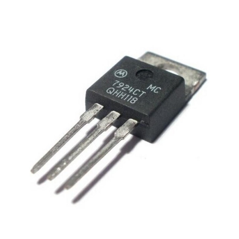 Motorola 7924CT - Regulator Voltage-24V, 7924, TO 220 7924 LM7924CT UA7924CT MC7924CT LM7924 UA7924 MC7924 ( 10 ADET )