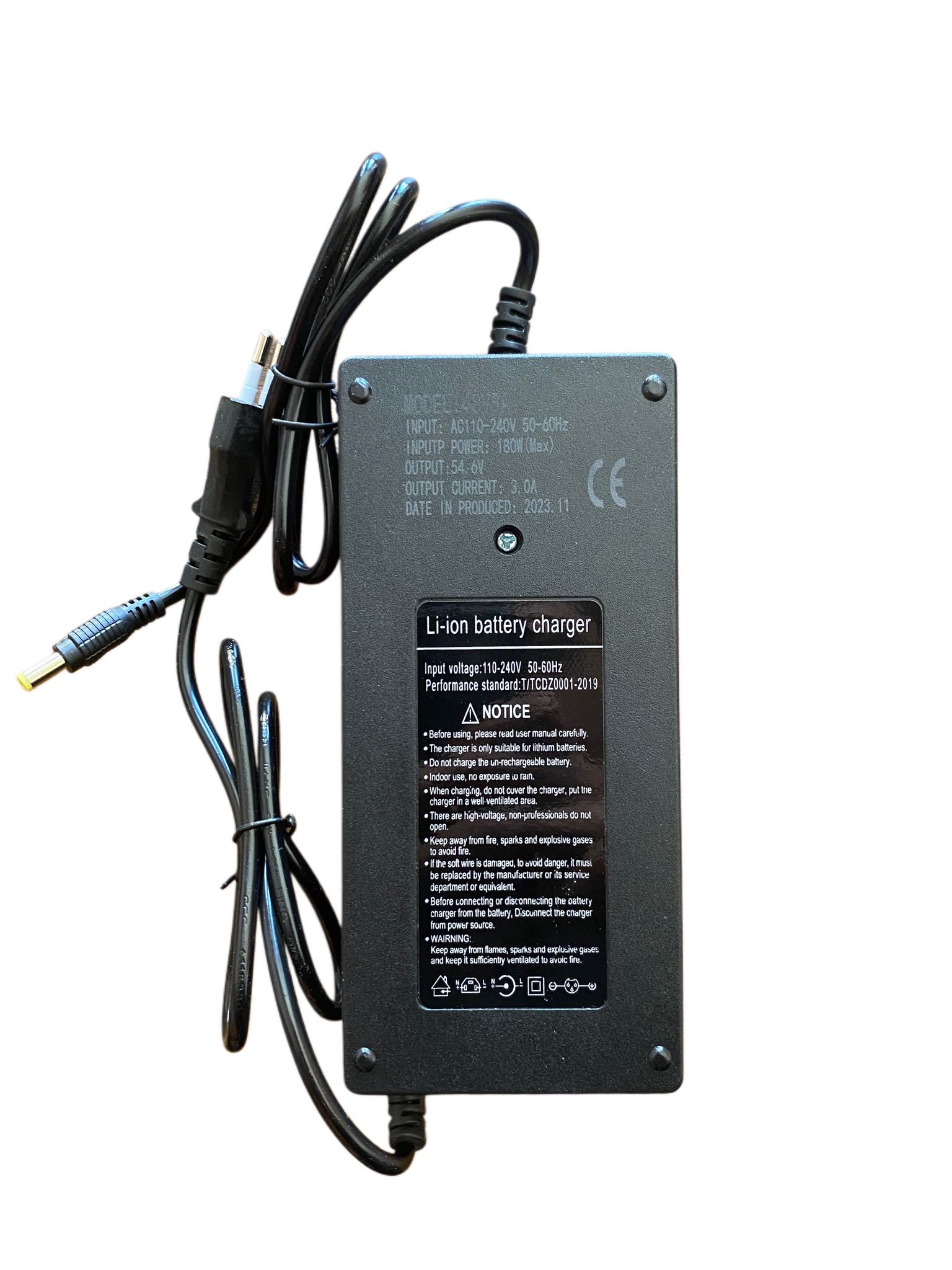 54.6V 3A Hifree G1 ONVO RX01 NAVEE N65/S65/N40 5.5/2.5 Uç Elektrikli Scooter Şarj Adaptörü