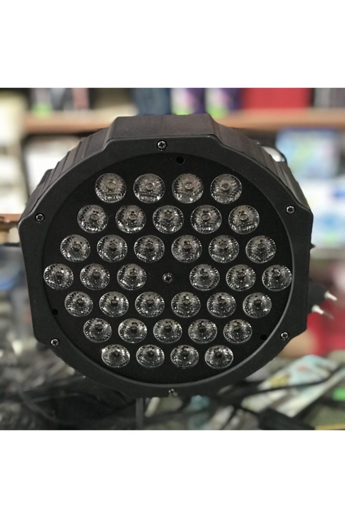 Renkli Lazer Işıklı Disko Topu Led Par Sahne Parti Işık 54 Led