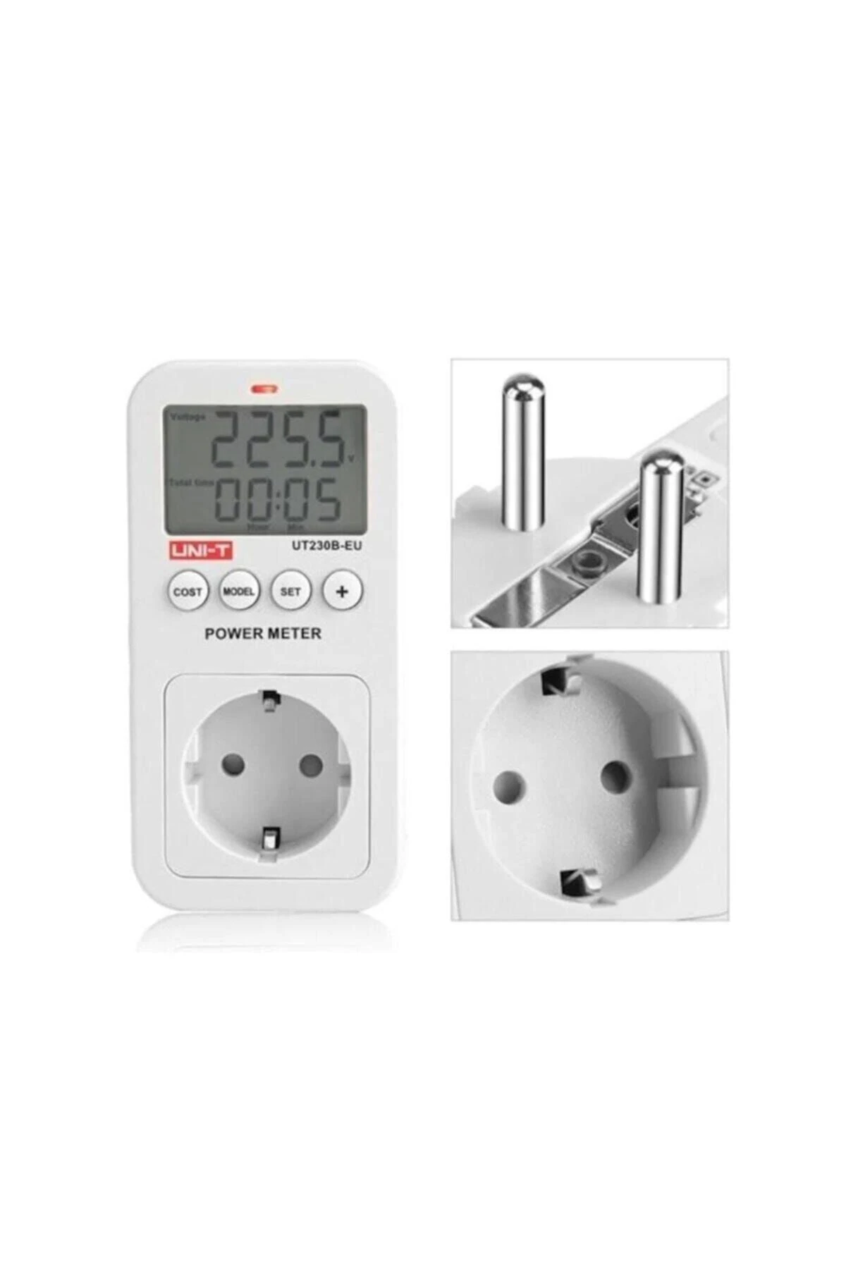 UNİ-T UT-230B-EU Priz Tipi Wattmetre Enerji Sarfiyatı Ölçüm Cihazı
