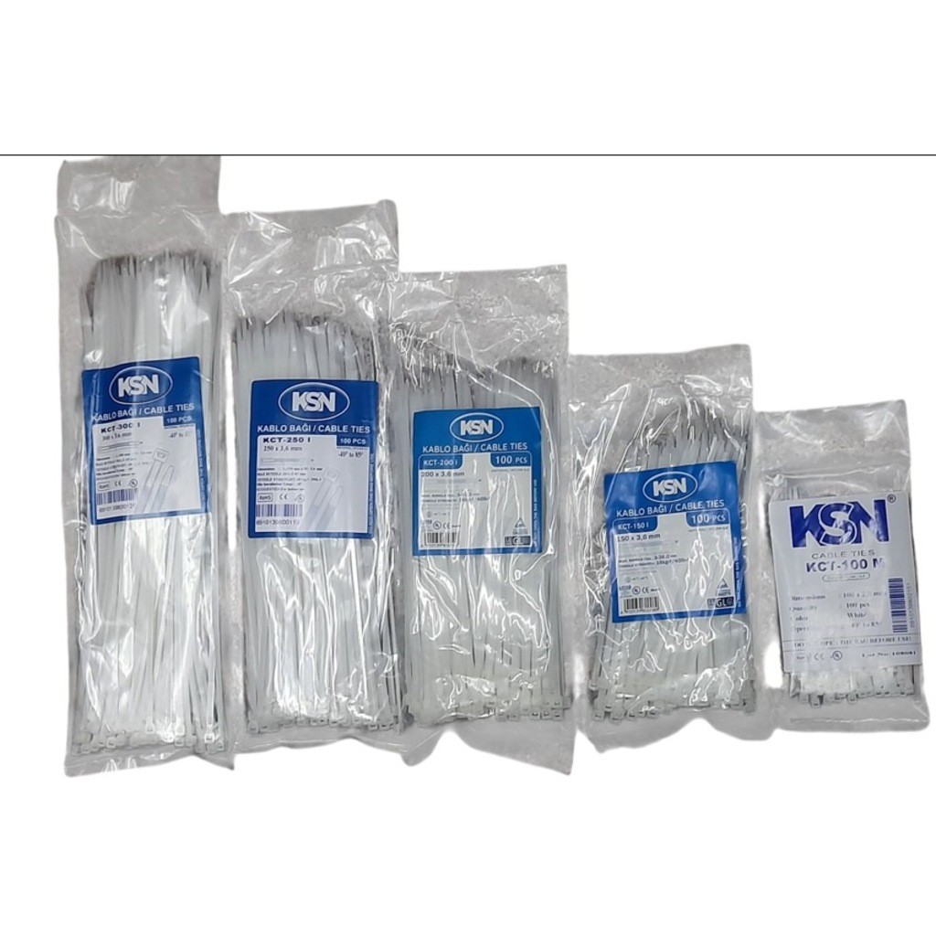 Kablo Bağı Cırt Kelepçe ( 5 Boy - 5 Paket )