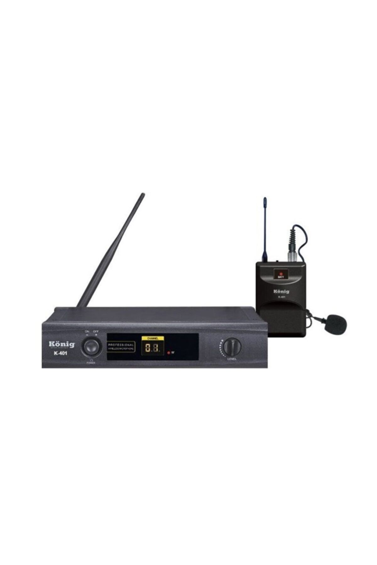 K-401 Uhf Tek Kanal Yaka Mikrofonu