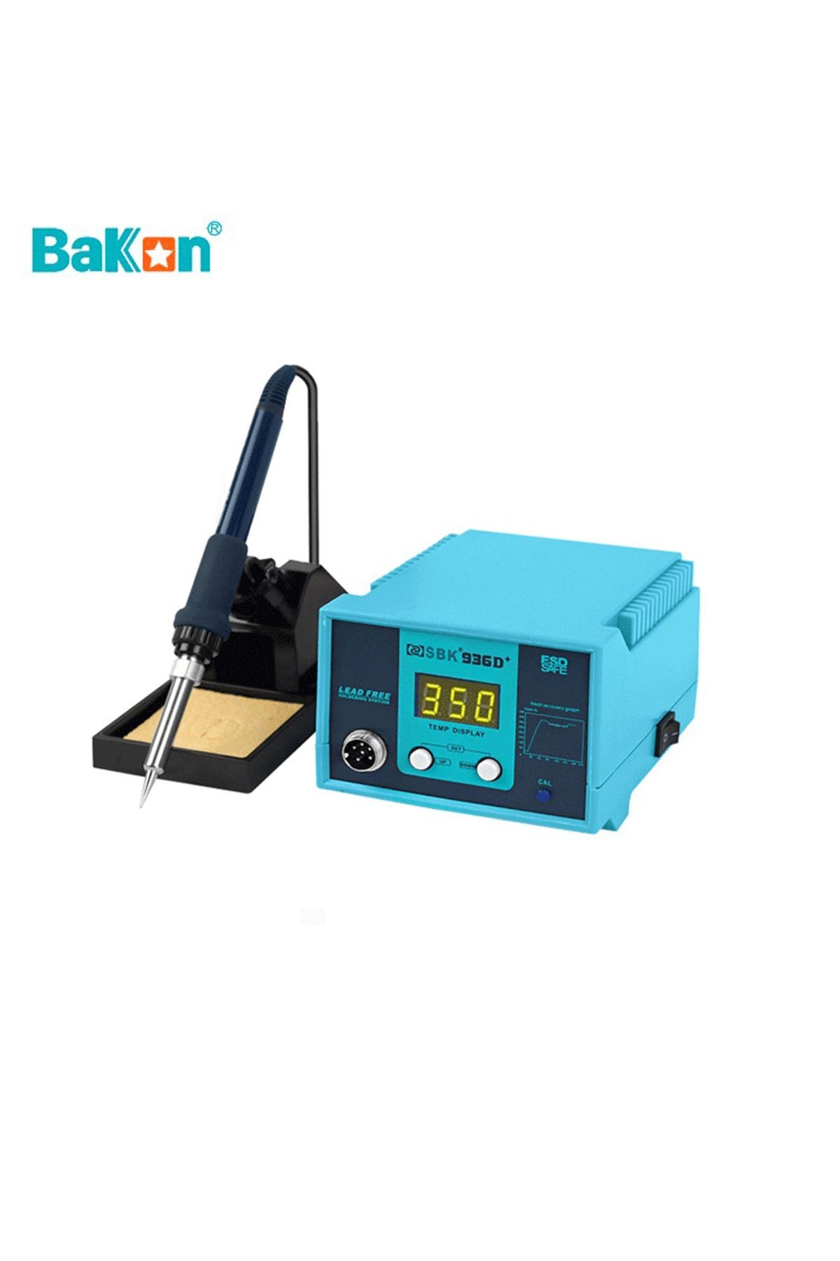 BAKON SBK936D+ Isı Ayarlı Dijital Havya İstasyonu